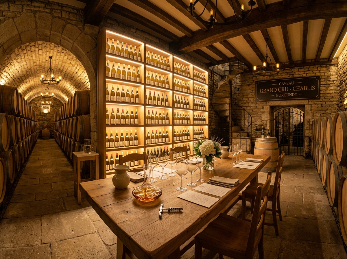 Caveau interactif à Chablis