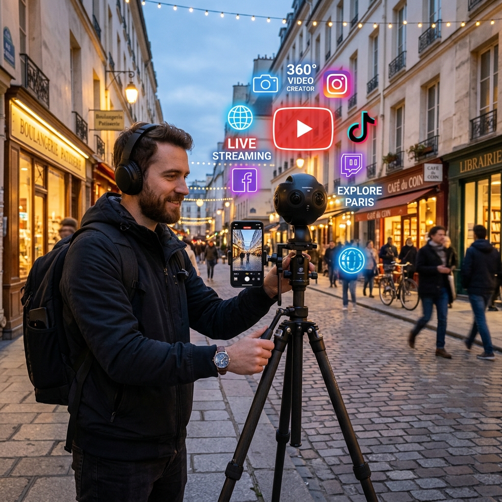 Création de vidéo 360 degrés