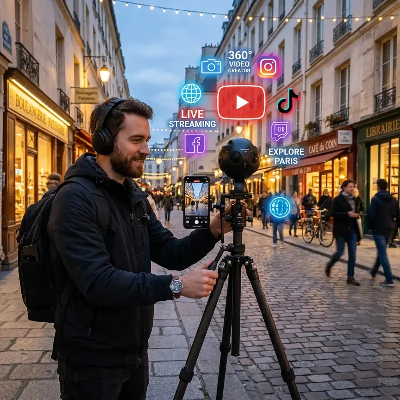 Création de vidéo 360 degrés