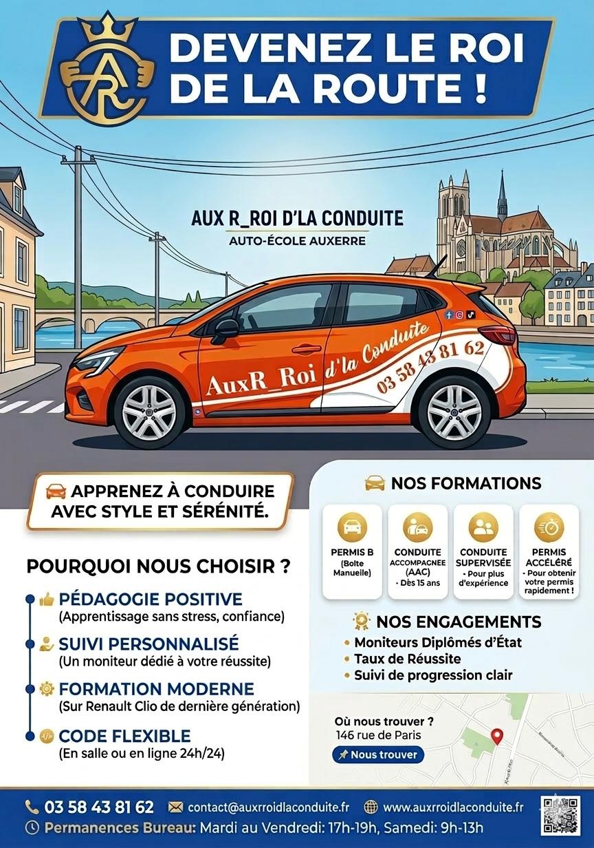 Flyer Devenez le Roi de la Route